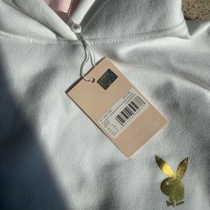 Playboy x Misguided Slogan Hoodie NWT